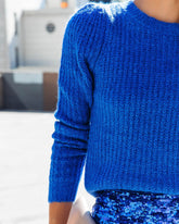 Make It Happen Sequin Mini Skirt - Cobalt Oshnow